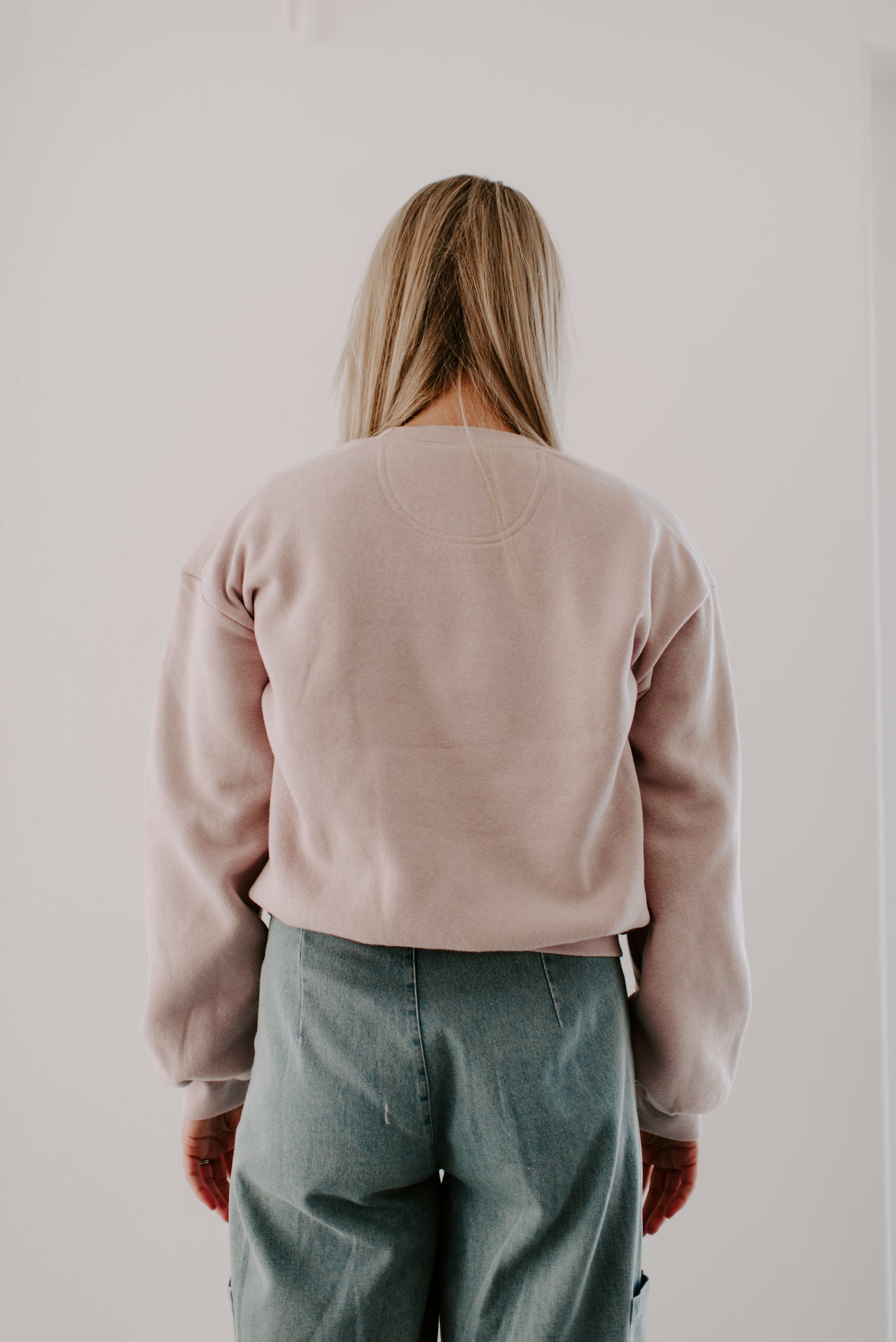 Pink Super Mom Crewneck