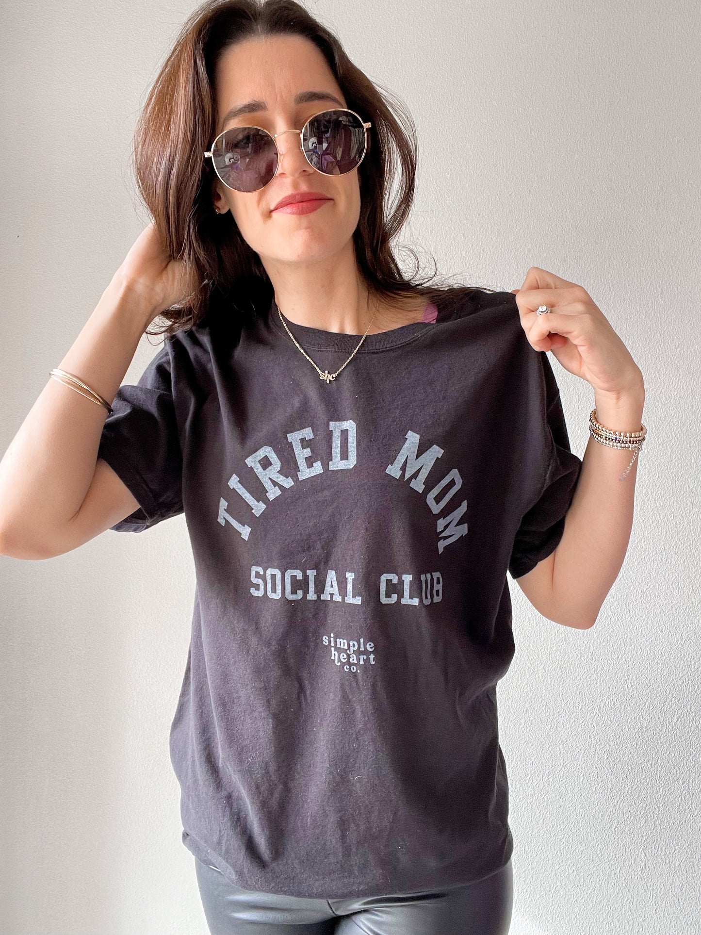 Tired Mom Social Club tee