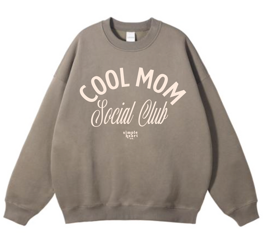 Cool mom social club lightweight crewneck