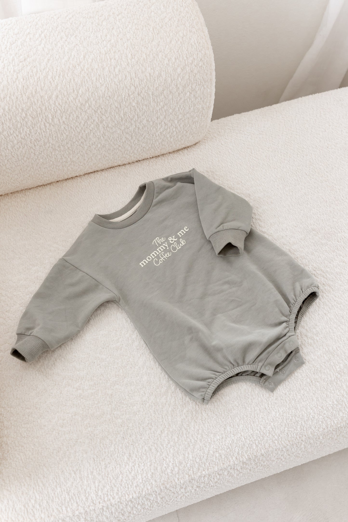 The Mommy & Me Coffee Club Infant Romper | Road Runner Coffee x Simple Heart Co Cozy Baby Matching Outfit by Simple Heart Co