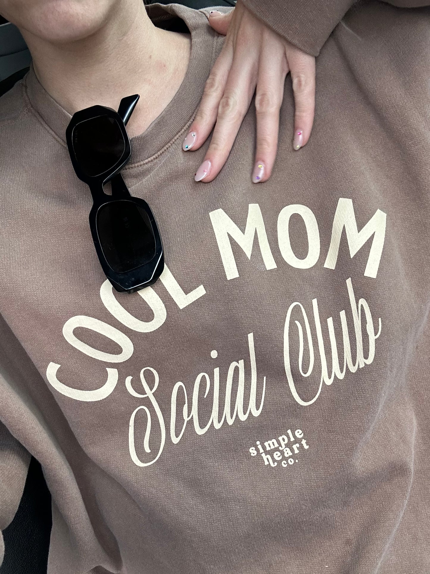 Cool mom social club lightweight crewneck