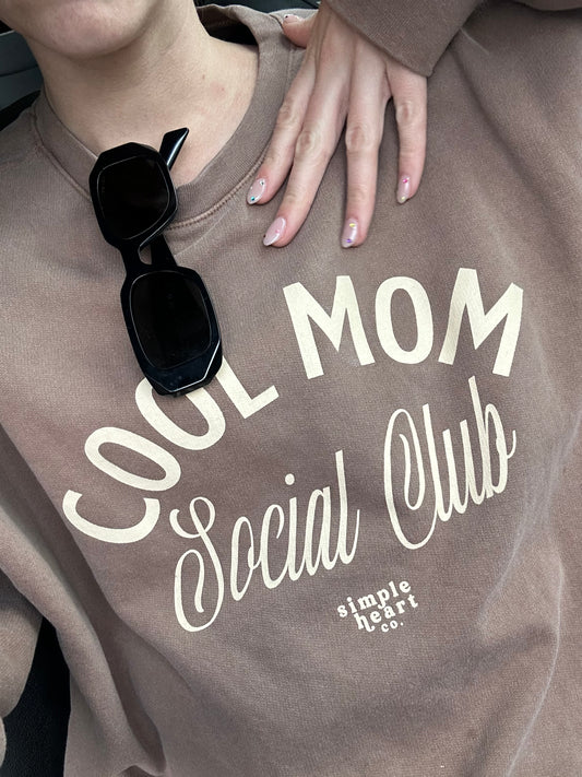 Cool mom social club lightweight crewneck