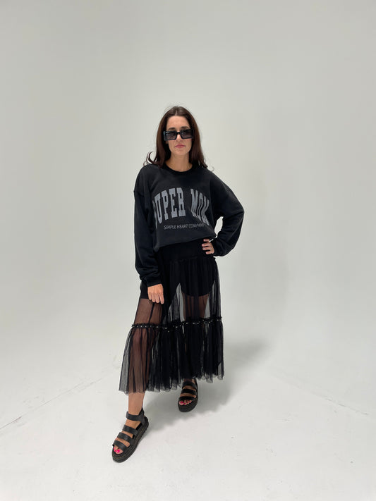 Super Mom Crewneck Sweatshirt